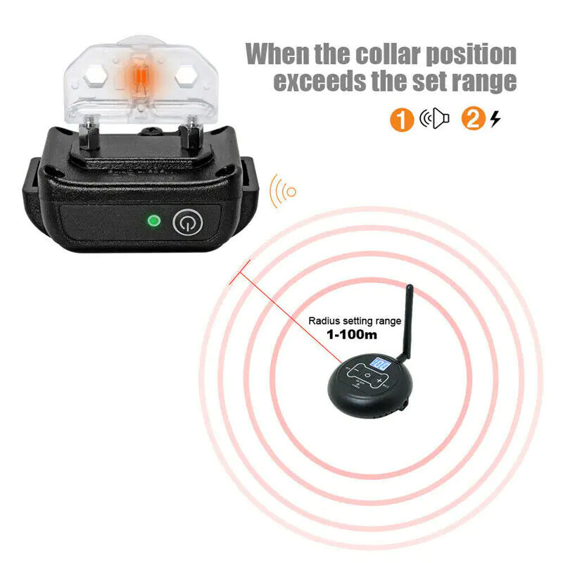 Rechargeable Waterproof Pet Fence Receiver, digital fence