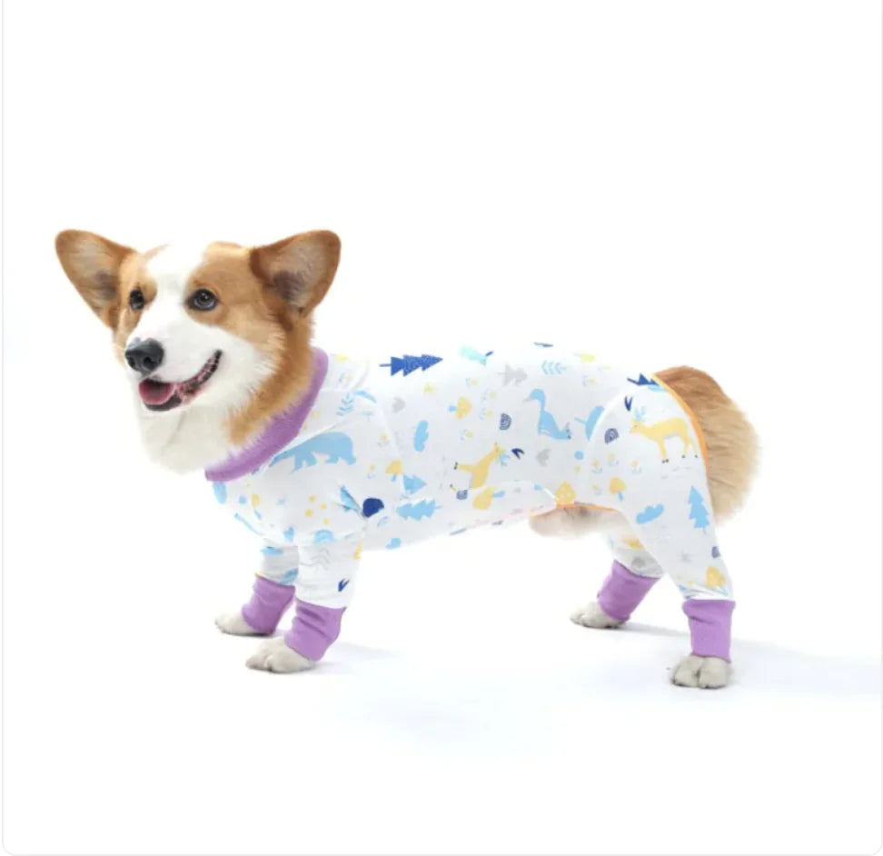 Pet Pajama Four-Legged Suit