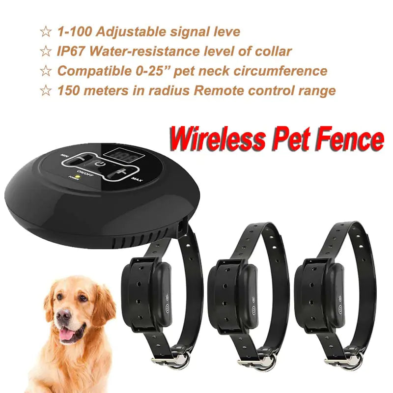 Rechargeable Waterproof Pet Fence Receiver, digital fence