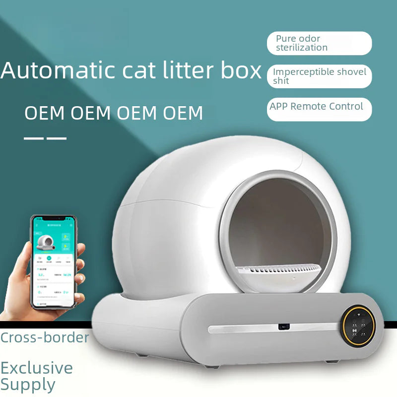 Automated Cat Litter Box with Odor Control (Large)