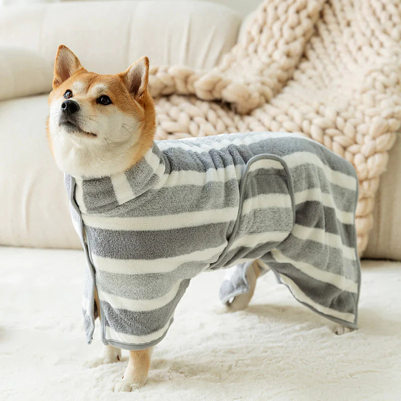 Pet , Dog Shiba Inu Bathrobe