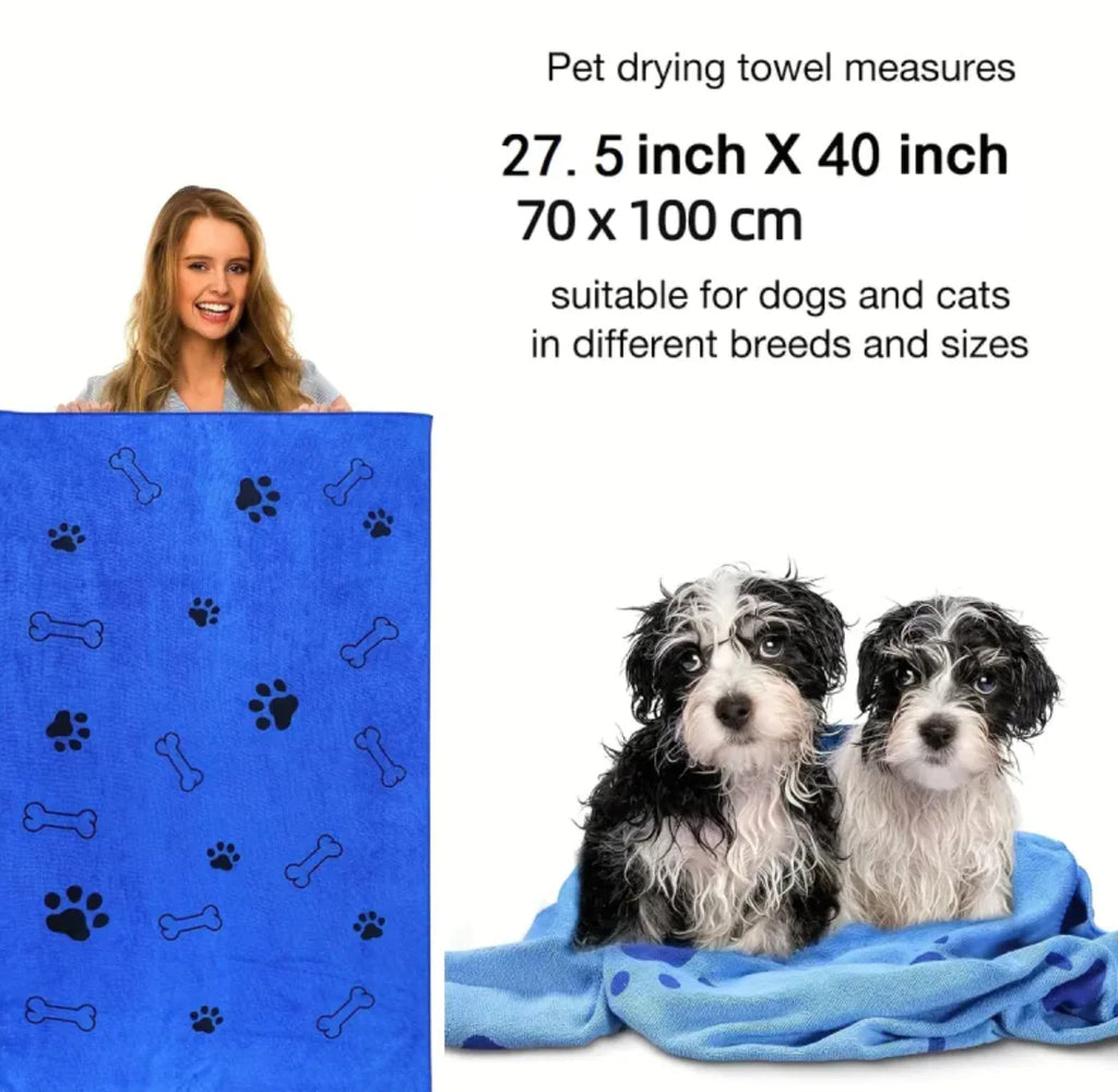 Luxury Microfiber Bath Dog and Puppy Towel
