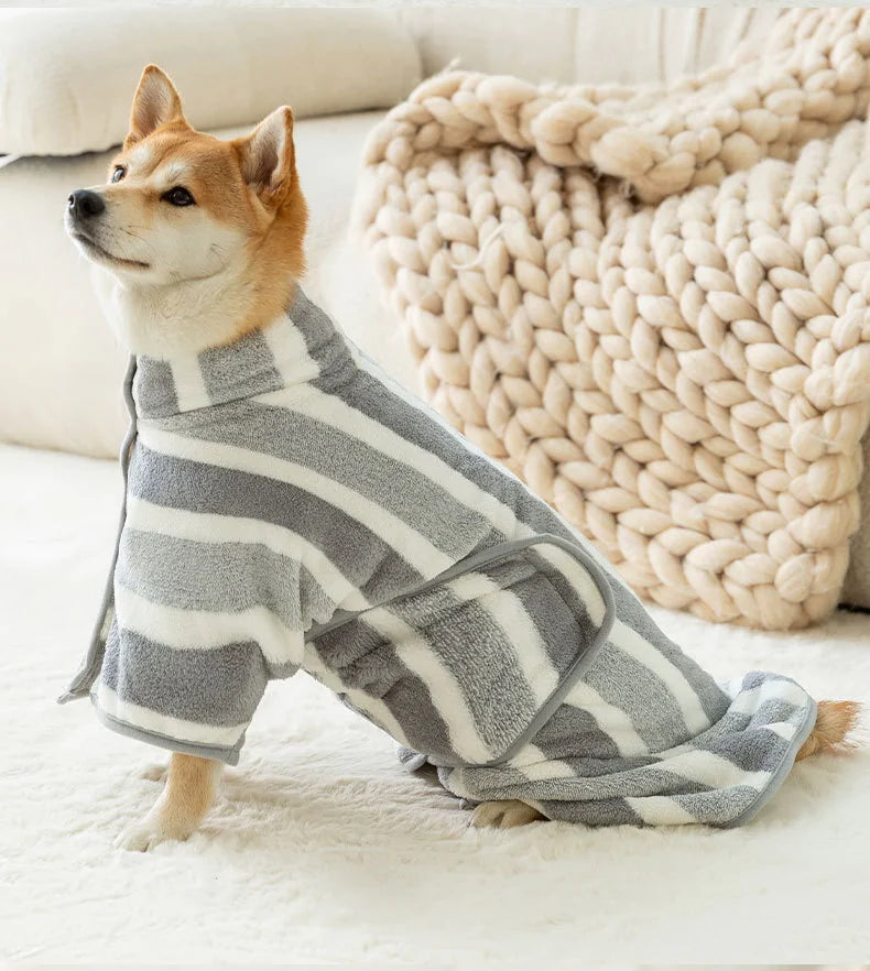 Pet , Dog Shiba Inu Bathrobe